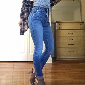 Abercrombie & Fitch Simone High Rise Slim Jeans